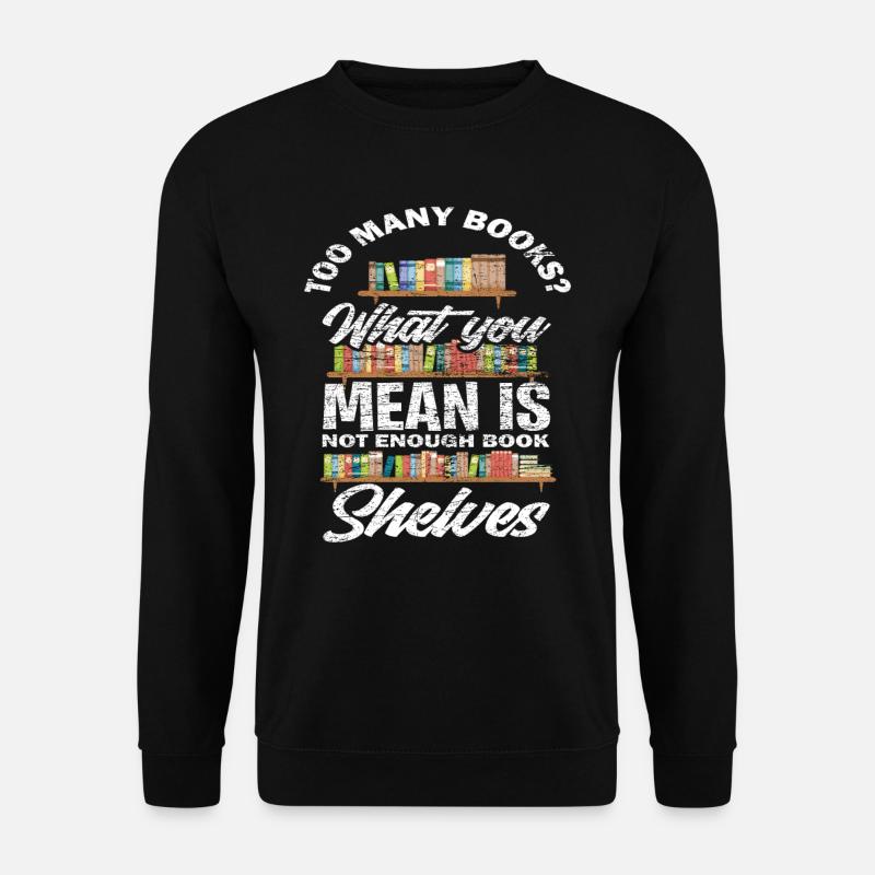 book - Unisex Sweatshirt - black