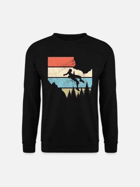 Klettern - Unisex Pullover - Schwarz