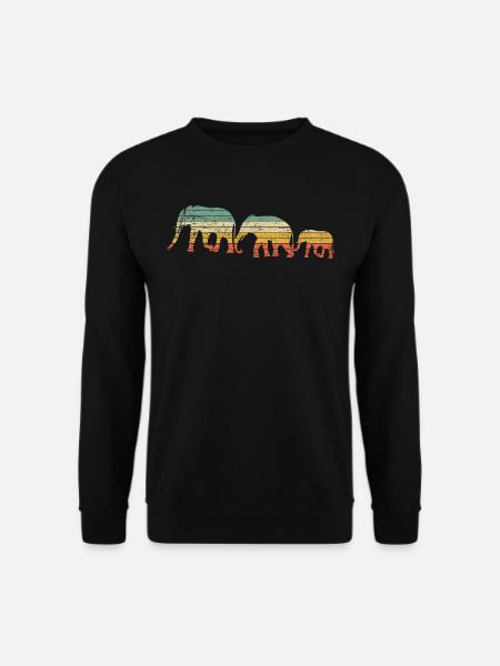 elephant - Unisex Sweatshirt - black
