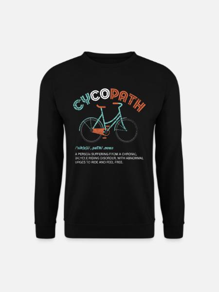 Bicycle Cycopath - Unisex Sweatshirt - black
