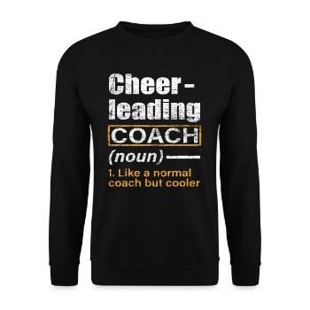 Cheerleader - Unisex Pullover - Schwarz - Vorne - Alina (178cm) & Michal (187cm)