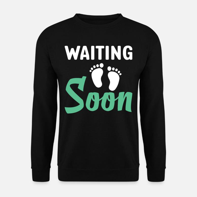 grossesse - Sweat-shirt Unisexe - noir