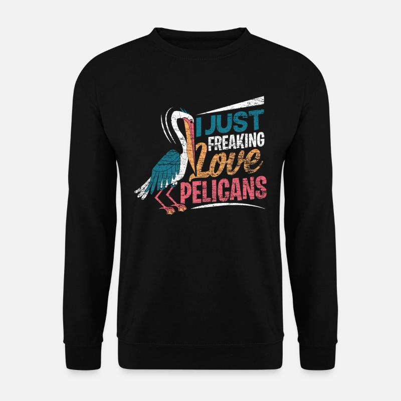 Pelikan - Unisex Pullover - Schwarz