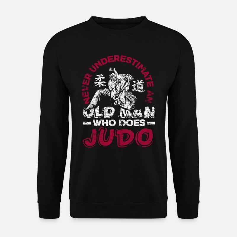 Judo old man - Unisex Sweatshirt - black