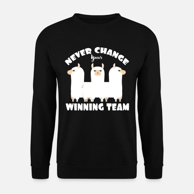 Équipe d'alpaga - Sweat-shirt Unisexe - noir