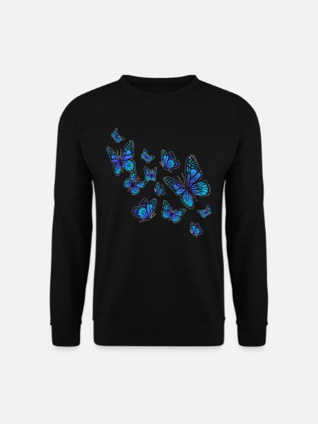 Schmetterling - Unisex Pullover - Schwarz