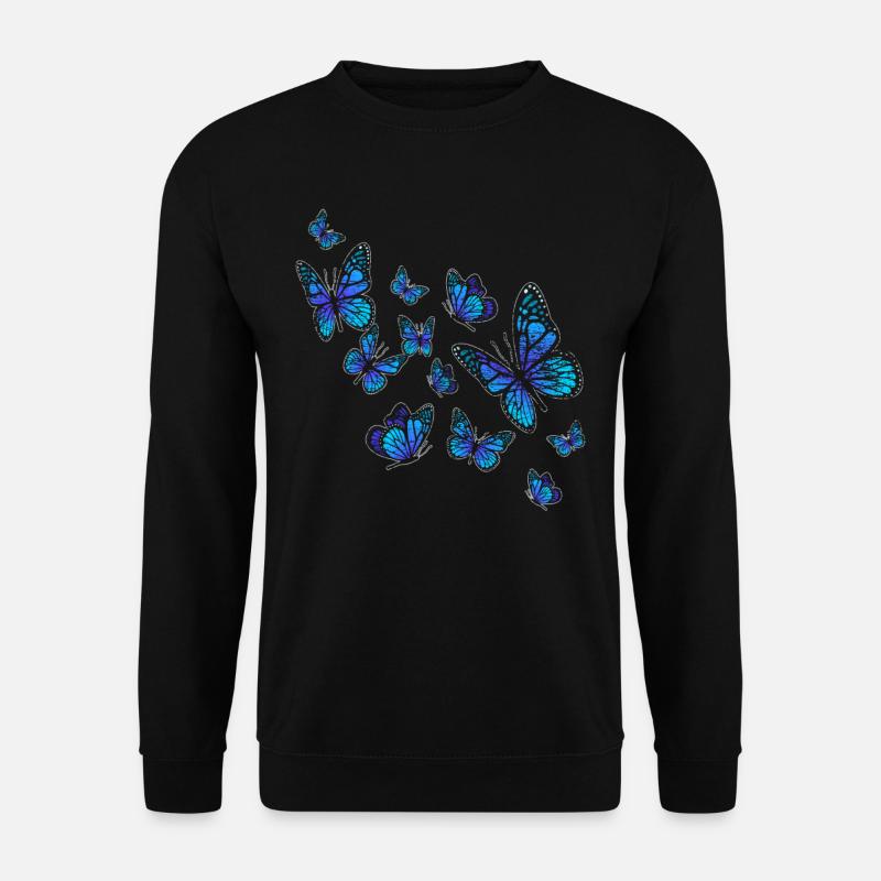 Schmetterling - Unisex Pullover - Schwarz