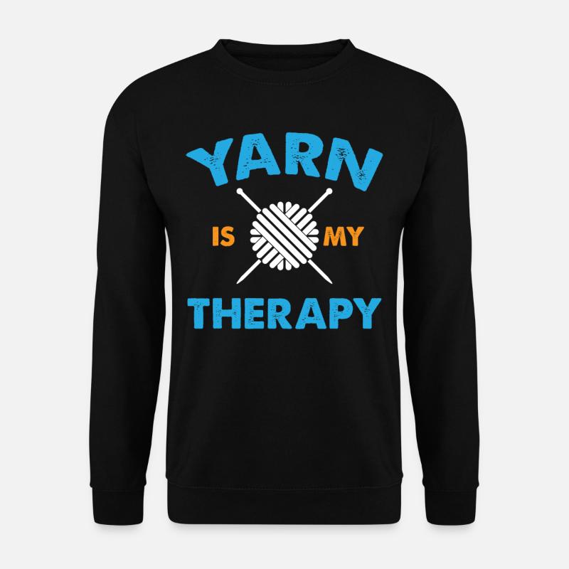 knit hobby - Unisex Sweatshirt - black