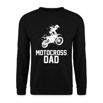 motocross Père - Sweat-shirt Unisexe - noir - Devant - Alina (178cm) & Michal (187cm)