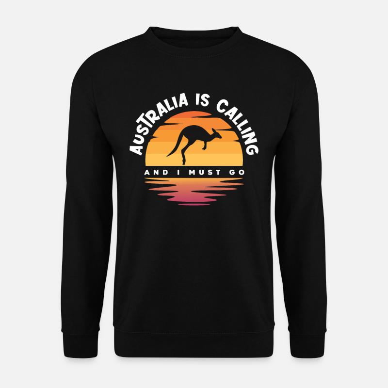 Vacances en Australie - Sweat-shirt Unisexe - noir