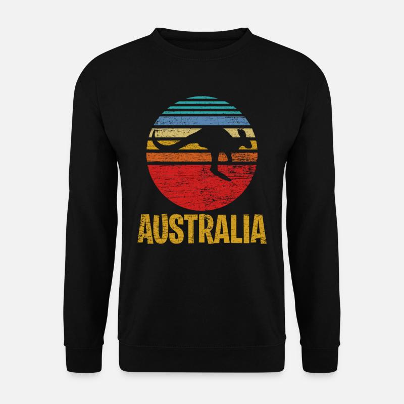 Australia retro - Unisex Sweatshirt - black