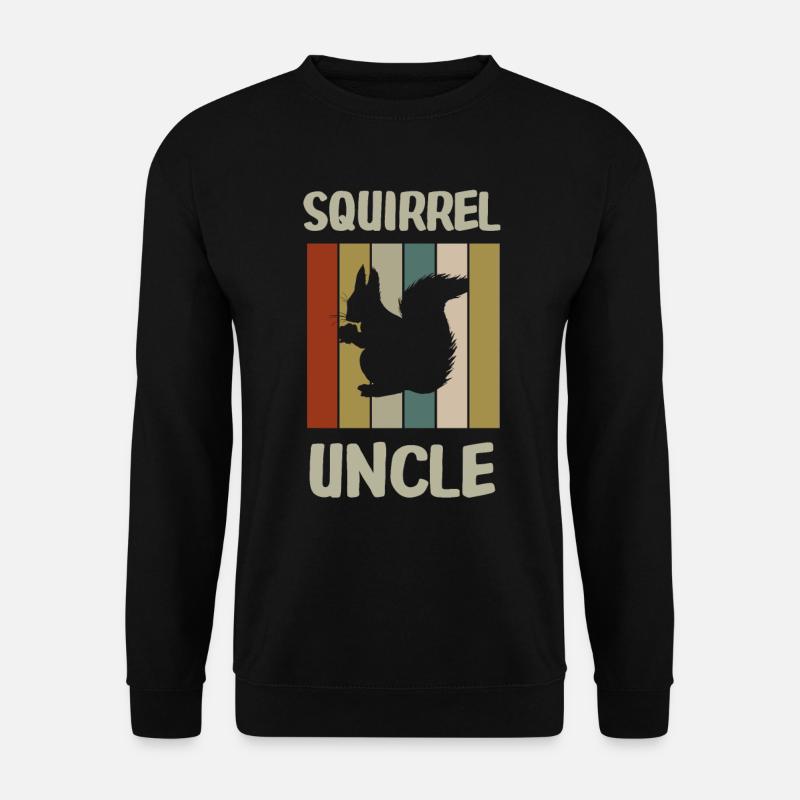 eichhoernchen onkel - Unisex Pullover - Schwarz