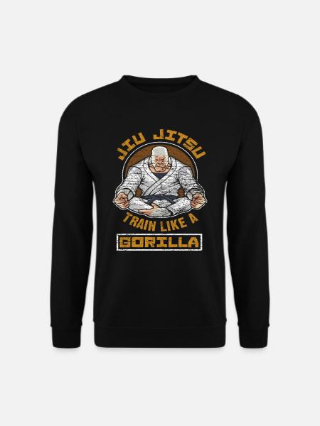 Jiu Jitsu Gorilla - Unisex Pullover - Schwarz