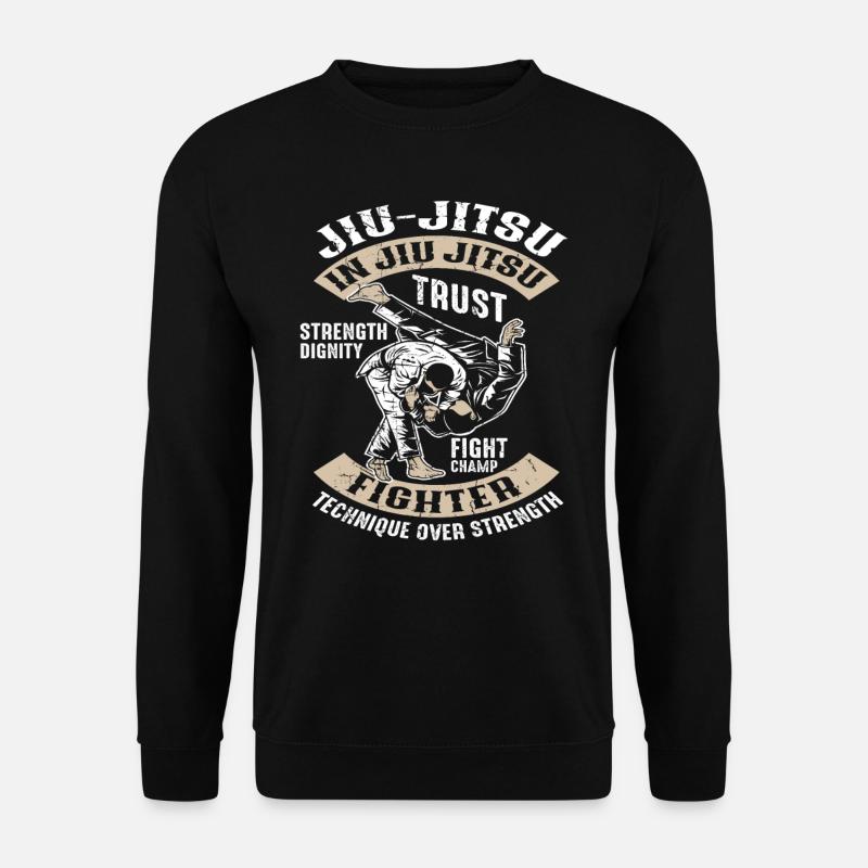 Jiu Jitsu training - Unisex Sweatshirt - black