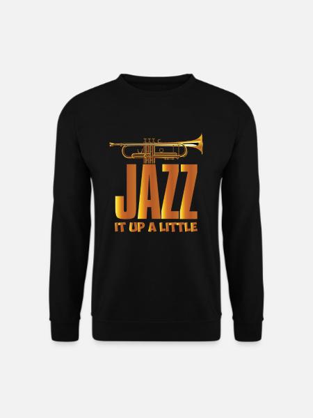 Cooler Jazz es herauf ein kleines Soul-Musik-Jazzgeschenk - Unisex Pullover - Schwarz
