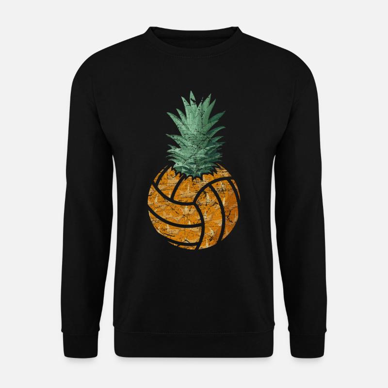 Volleyball Ananas - Unisex Pullover - Schwarz