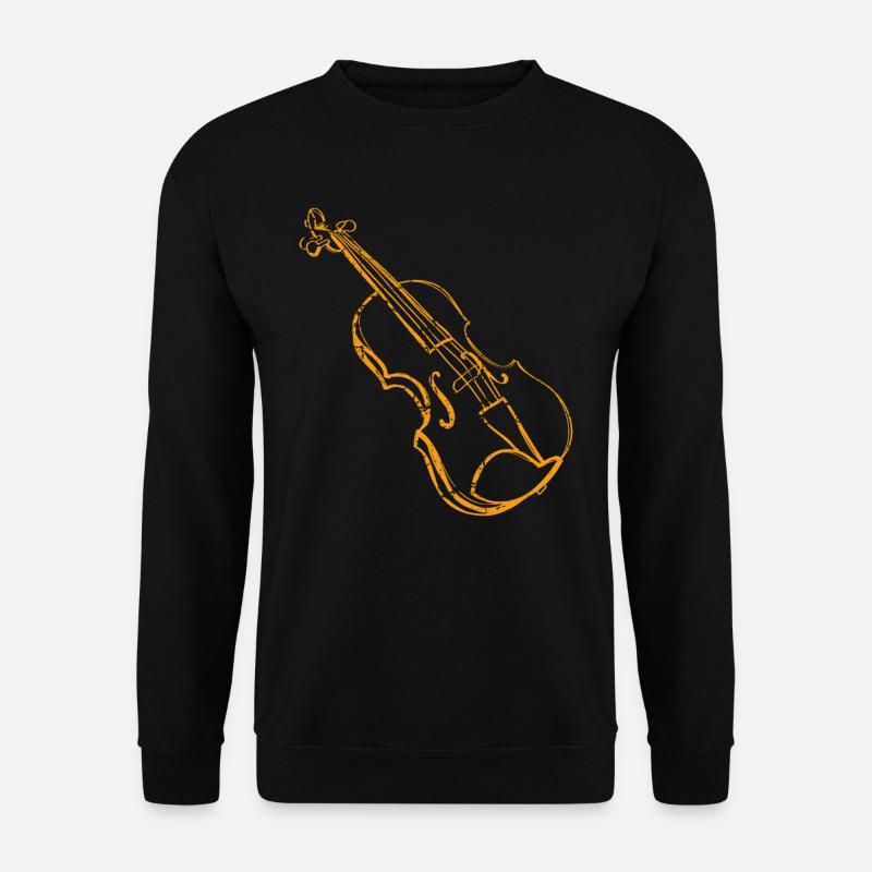 Violine - Unisex Pullover - Schwarz