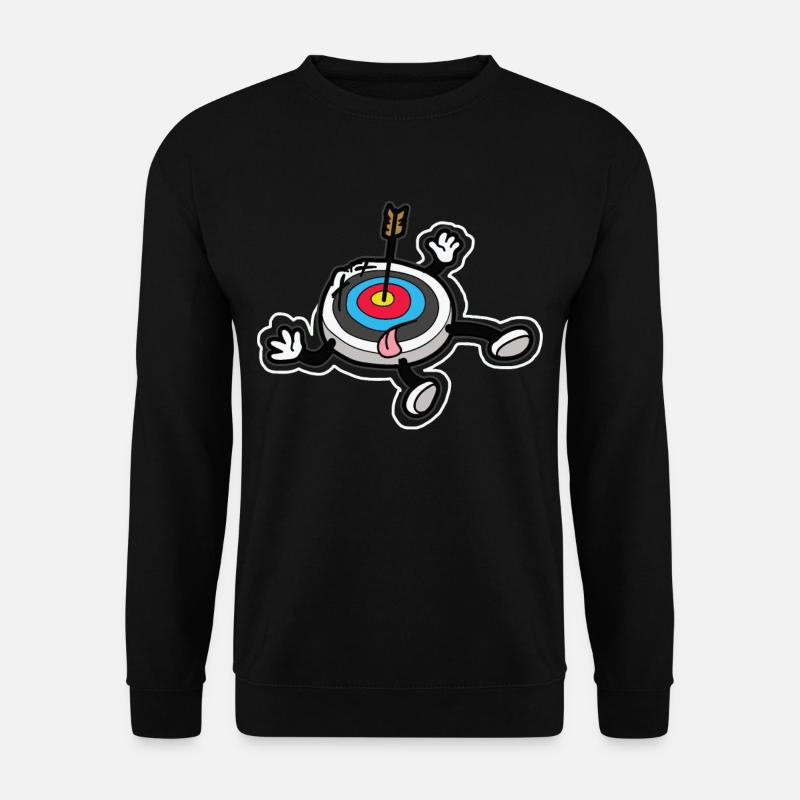 Cible morte avec tir à l'arc arc et flèche - Sweat-shirt Unisexe - noir