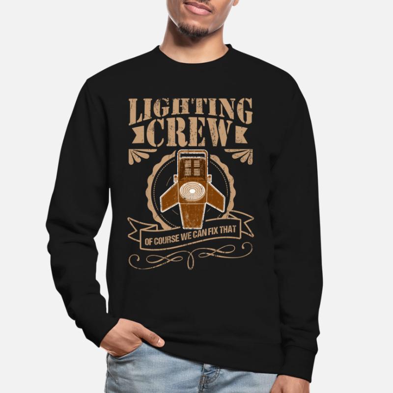 LIGHTING CREW technicien en éclairage Sweat-shirt Unisexe