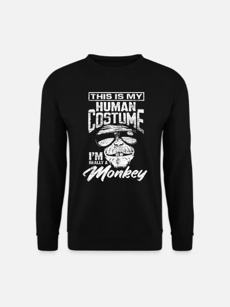 monkey - Unisex Sweatshirt - black