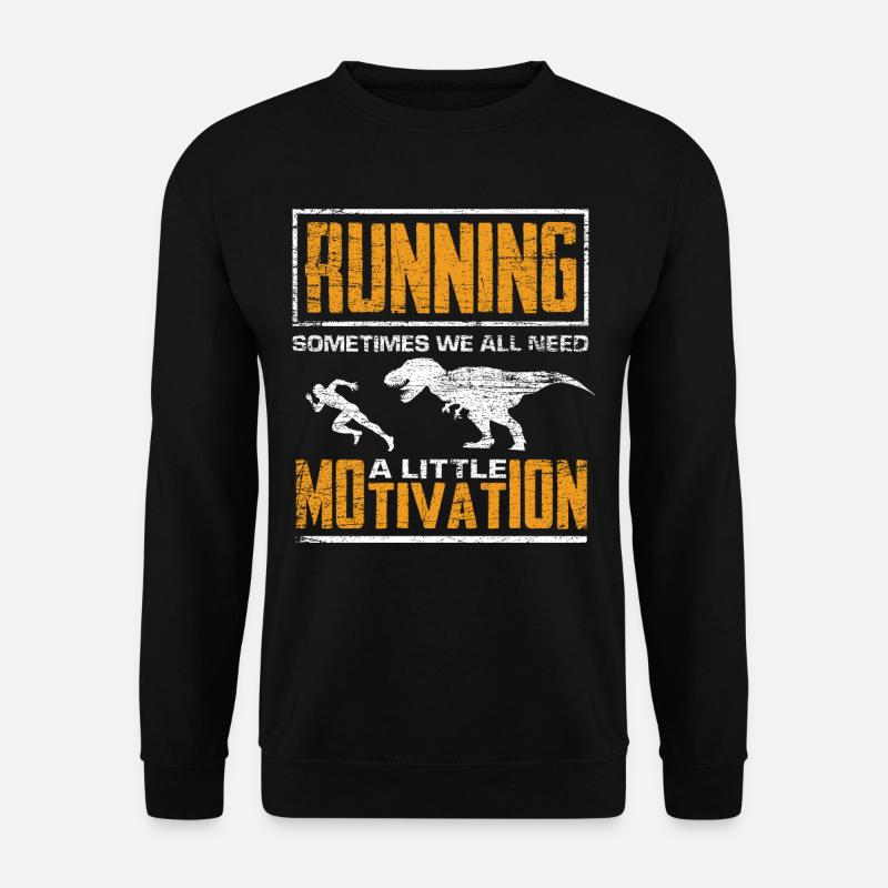 course - Sweat-shirt Unisexe - noir