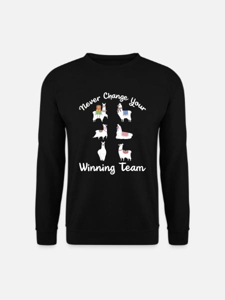 Alpaga alpaga alpaga alpaga - Sweat-shirt Unisexe - noir