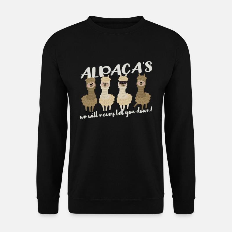 alpaca - Unisex Sweatshirt - black