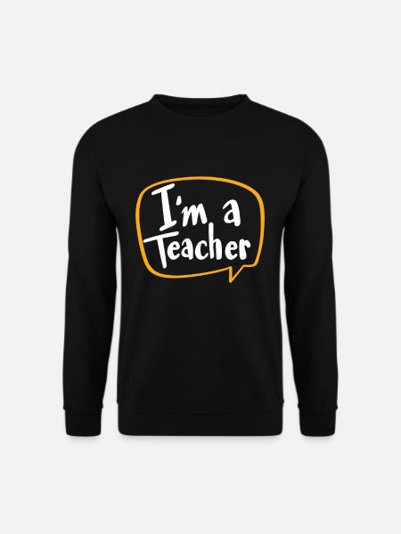 Coole Lehrer werden Lehrer Geschenk lehren - Unisex Pullover - Schwarz