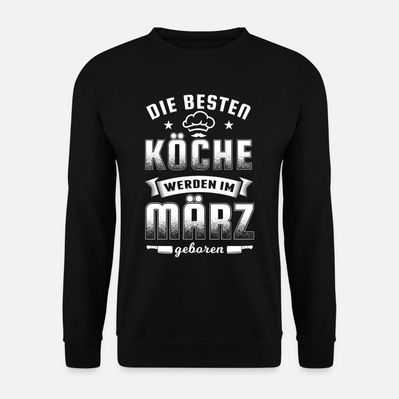 Bester Koch März - Unisex Pullover - Schwarz