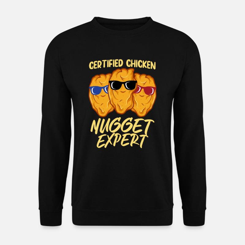 Expert en pépites de poulet - Sweat-shirt Unisexe - noir