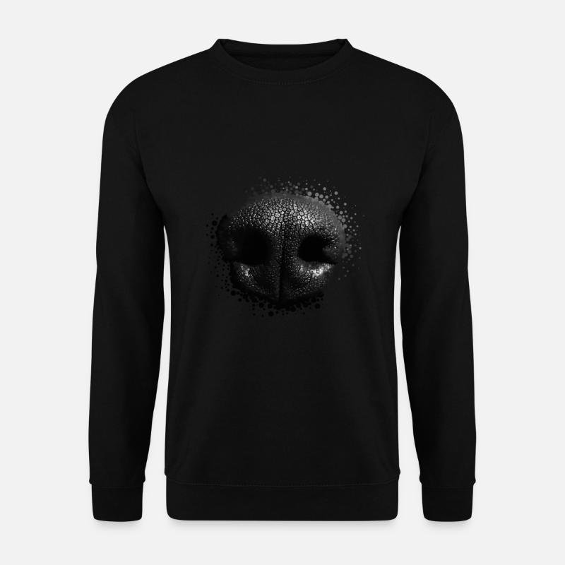 Schnauze Hund - Unisex Pullover - Schwarz