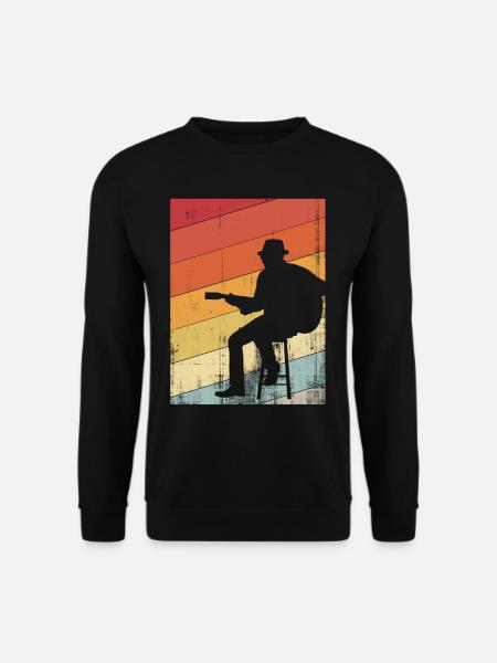 Gitarrist gitarre jazz - Unisex Pullover - Schwarz
