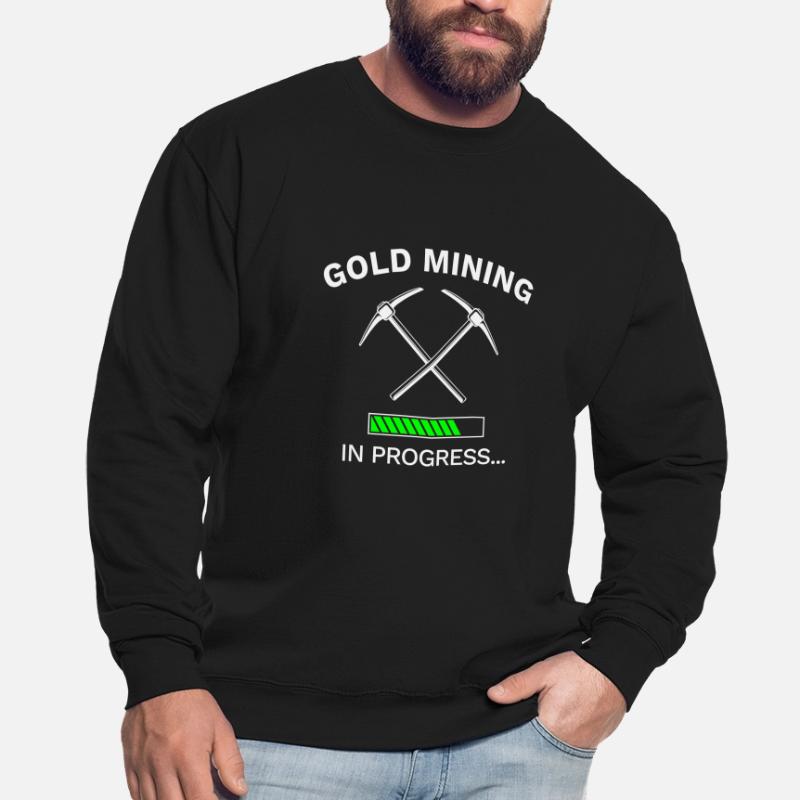 Conception de prospection d'or de l'or Sweat-shirt Unisexe