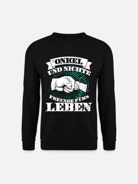onkel und nichte - Unisex Pullover - Schwarz