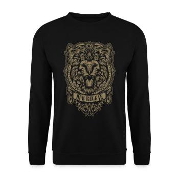 dub reggae music - Unisex Sweatshirt - black - Front - Alina (178cm) & Michal (187cm)