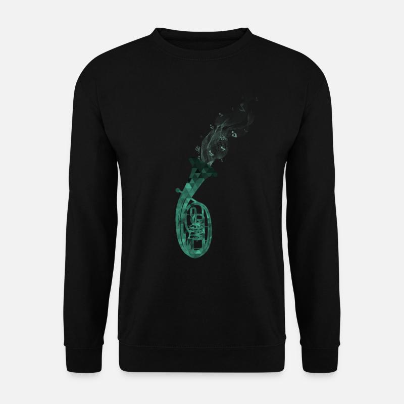 tenor horn - Unisex Sweatshirt - black