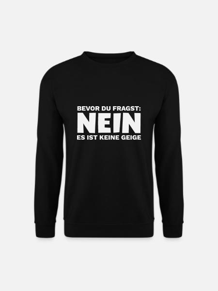 Bratsche Viola Violist Spruch Design für Musiker - Unisex Pullover - Schwarz