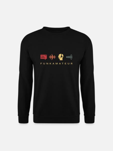 Cooles Amateurfunk Funkamateur Retro HAM Geschenk - Unisex Pullover - Schwarz