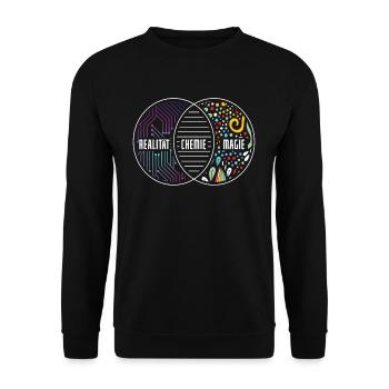 Chemist - Unisex Sweatshirt - black - Front - Alina (178cm) & Michal (187cm)
