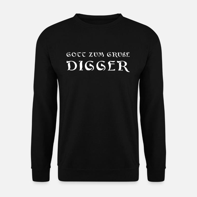 Mittelalter Spruch in modernen slang - Lustig - Unisex Pullover - Schwarz