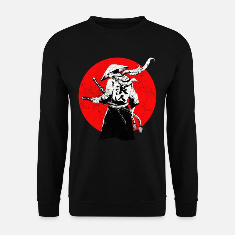 Samurai japanischer Krieger - Unisex Pullover - Schwarz