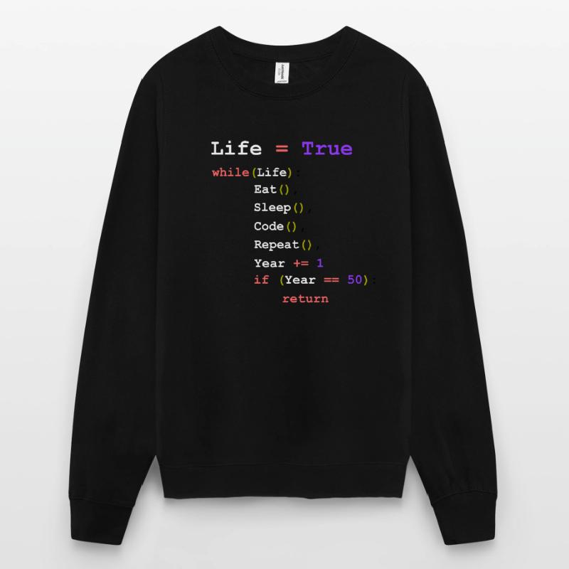 Eat Sleep Code Repeat - programmer Unisex Sweatshirt