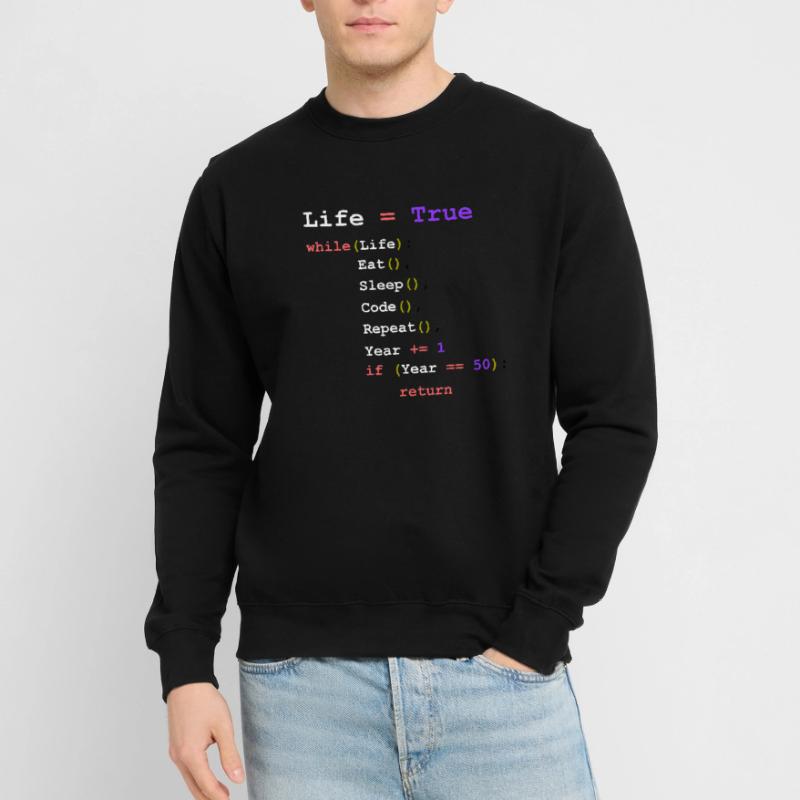 Eat Sleep Code Repeat - programmer Unisex Sweatshirt
