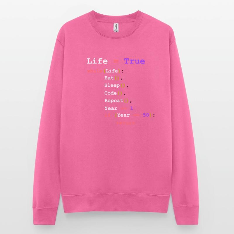 Eat Sleep Code Repeat - programmeur Sweat-shirt Unisexe