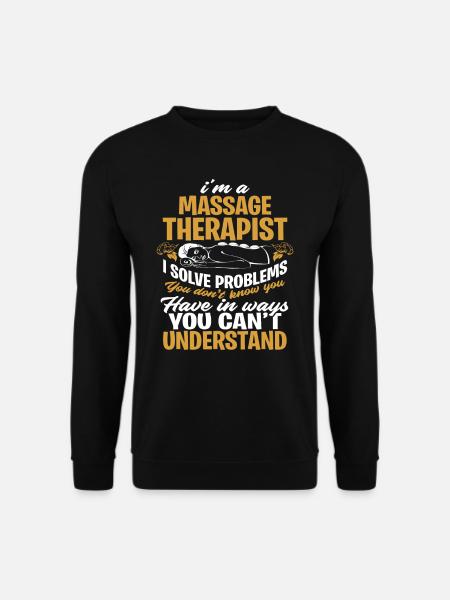 Massage therapist - Unisex Sweatshirt - black