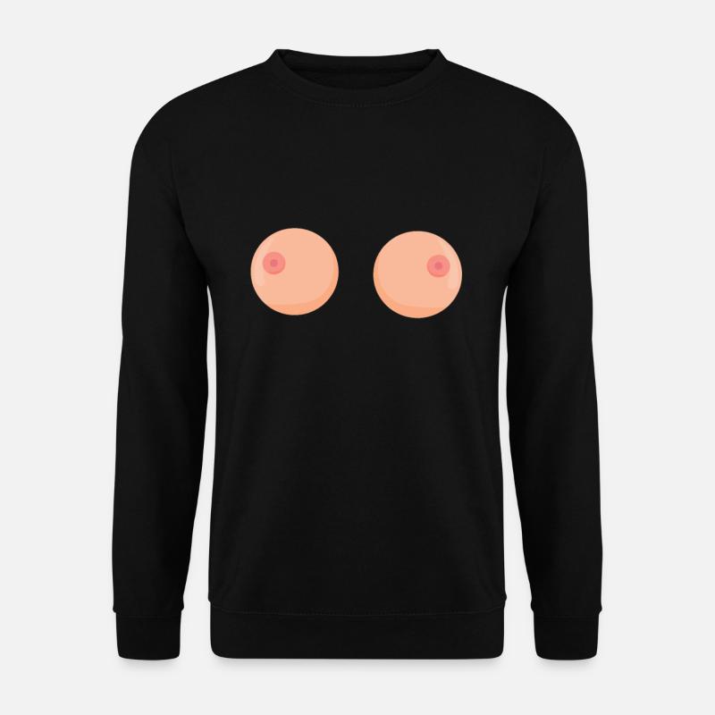 Boobs boobs tits - Unisex Sweatshirt - black