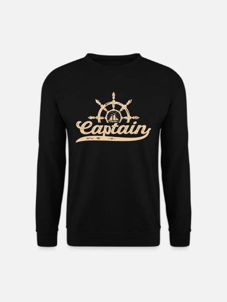 Kapitän vintage Style - Unisex Pullover - Schwarz