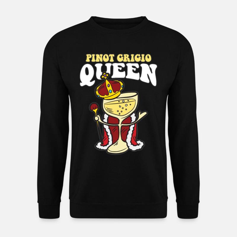 PINOT GRIGIO QUEEN - Sweat-shirt Unisexe - noir