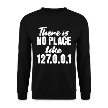 programmer - Unisex Sweatshirt - black - Front - Alina (178cm) & Michal (187cm)