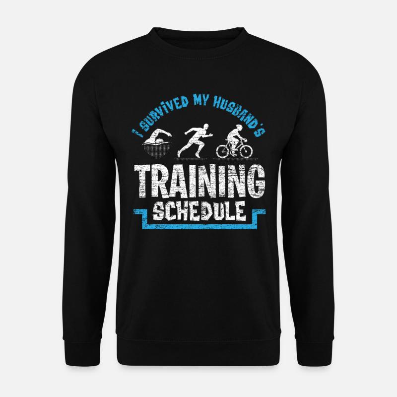 Triathlon Ehemann - Unisex Pullover - Schwarz